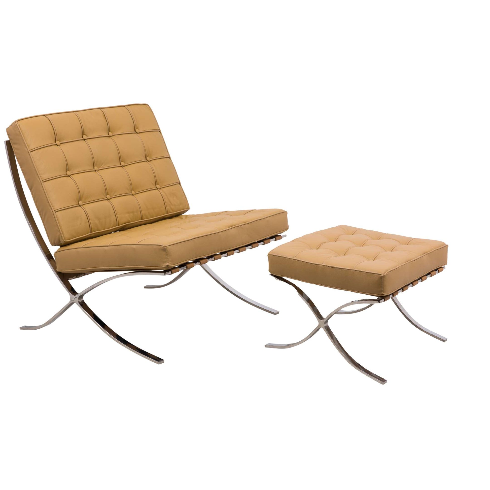 LeisureMod Bellefonte Style Modern Pavilion Chair & Ottoman | Lounge Chairs | Modishstore - 27