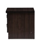 baxton studio colburn modern and contemporary 2 drawer dark brown finish wood storage nightstand bedside table | Modish Furniture Store-3