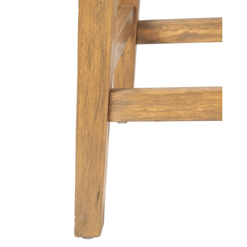 Quinn Driftwood/Waterhyacinth Bar Stool (K/D), Natural Set of 2 by Jeffan | Bar Stools | Modishstore - 4