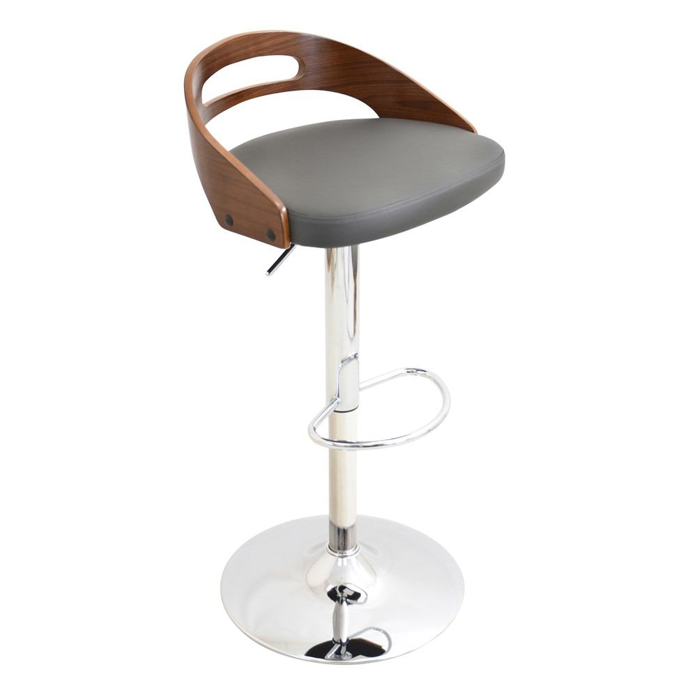 LumiSource Cassis Height Adjustable Barstool with Swivel-2