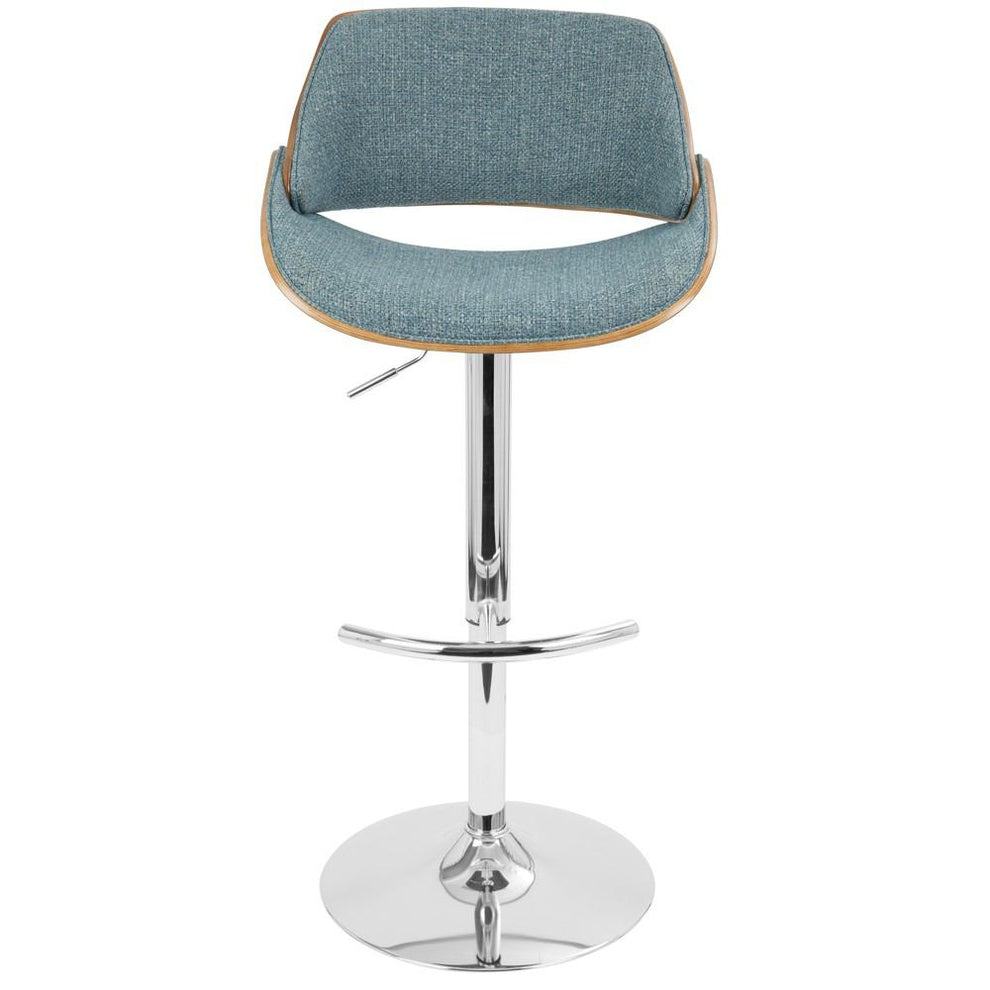 LumiSource Fabrizzi Height Adjustable Barstool with Swivel-5