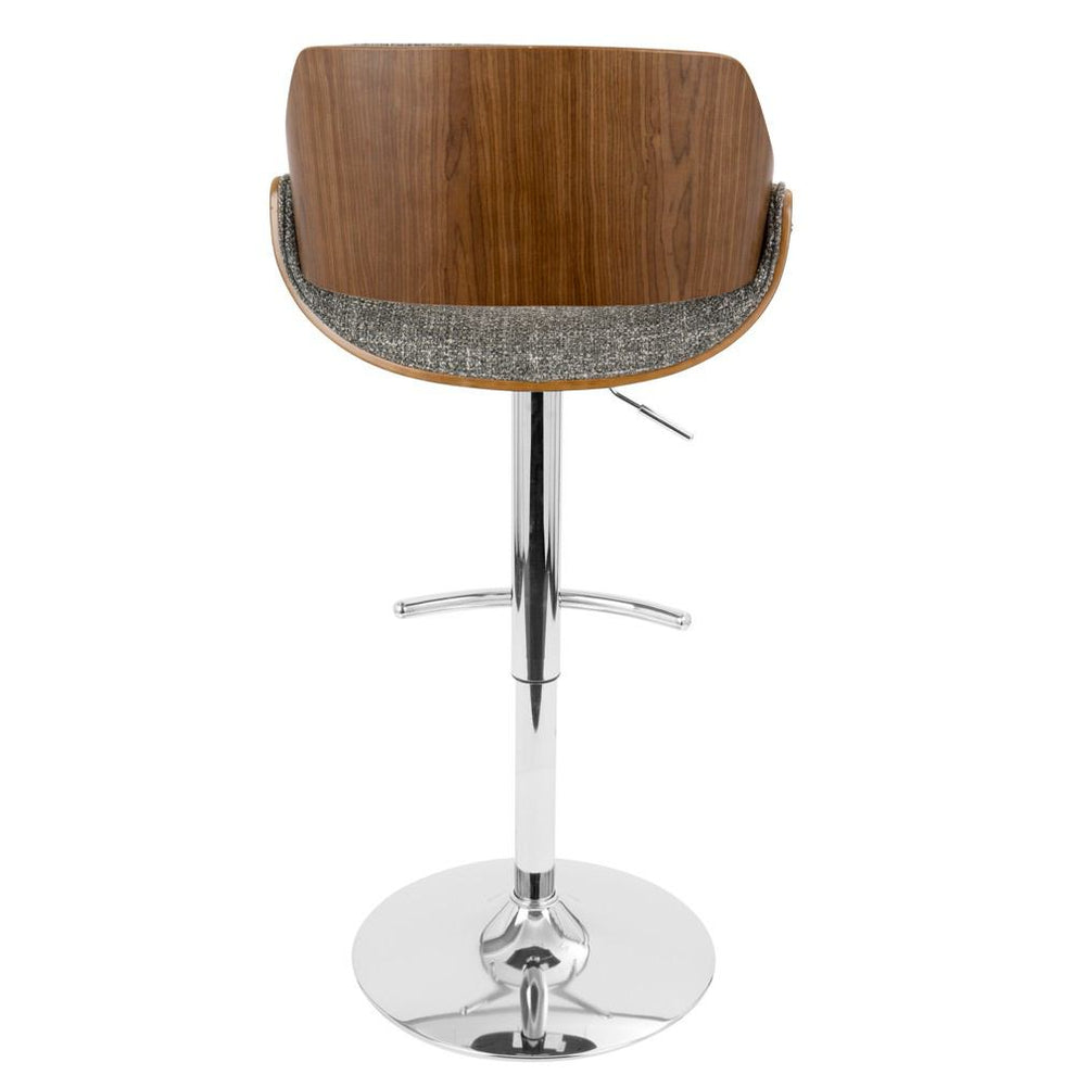 LumiSource Fabrizzi Height Adjustable Barstool with Swivel-15