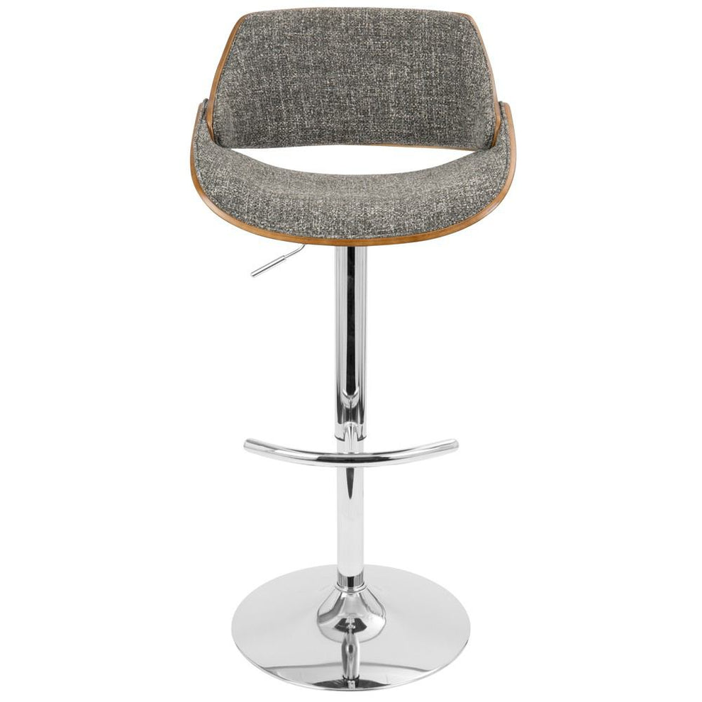 LumiSource Fabrizzi Height Adjustable Barstool with Swivel-16