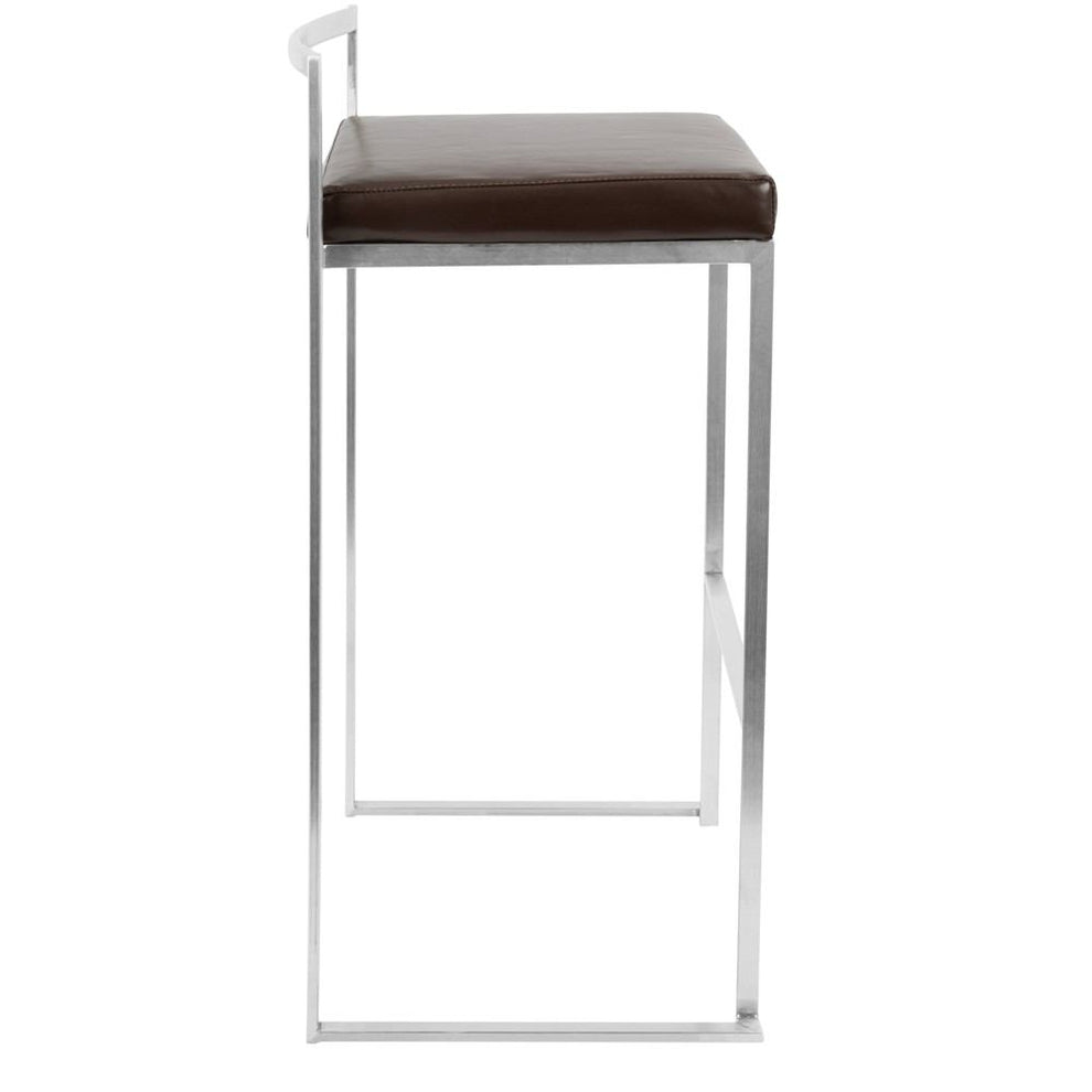 LumiSource Fuji Stacker Bar Stool Set of 2-16