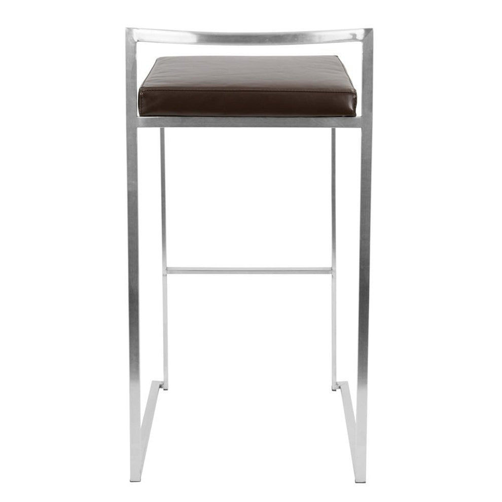 LumiSource Fuji Stacker Bar Stool Set of 2-11