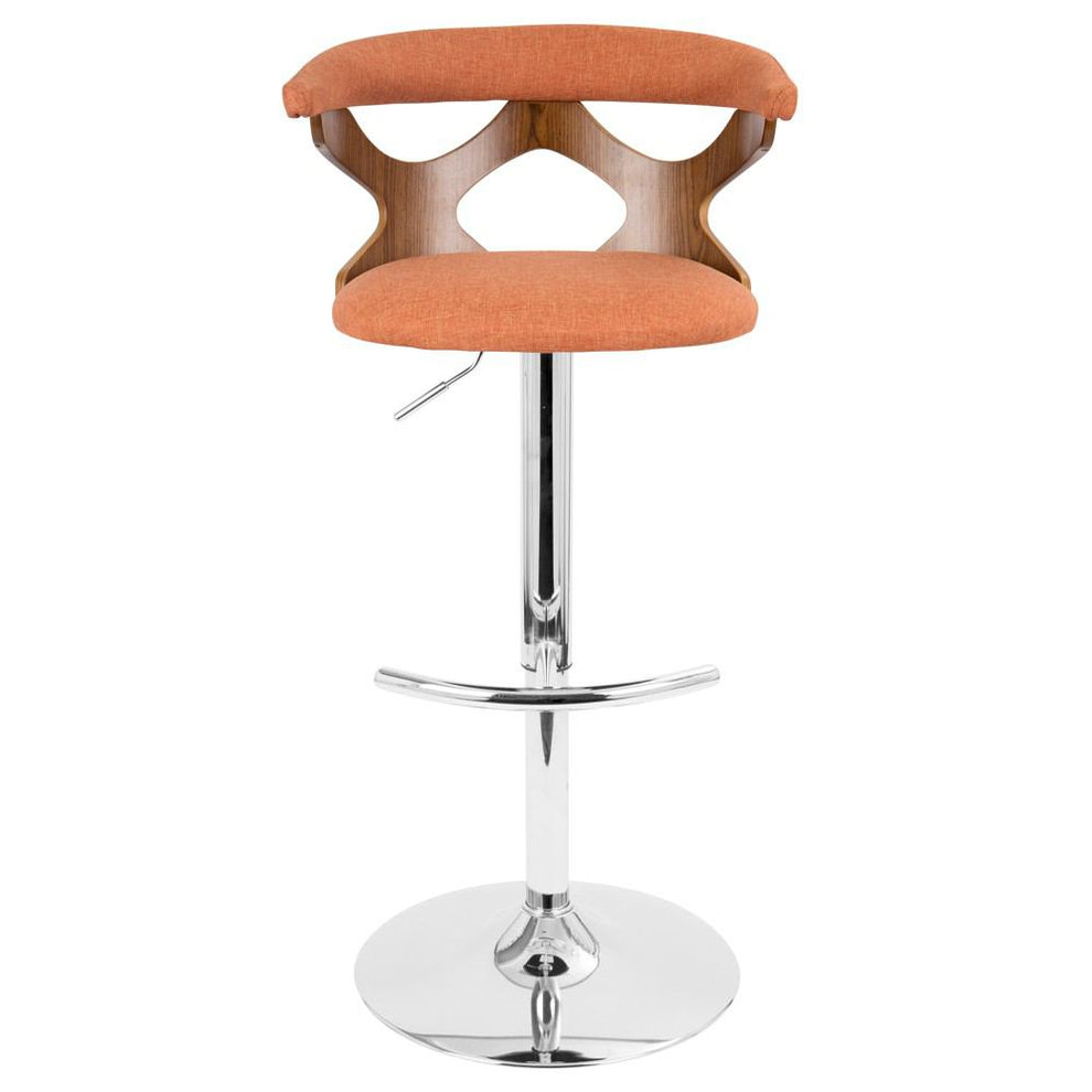 LumiSource Gardenia Height Adjustable Barstool with Swivel-5