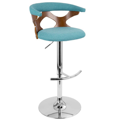 LumiSource Gardenia Height Adjustable Barstool with Swivel-2