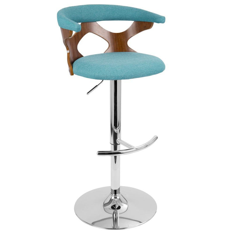 LumiSource Gardenia Height Adjustable Barstool with Swivel-2