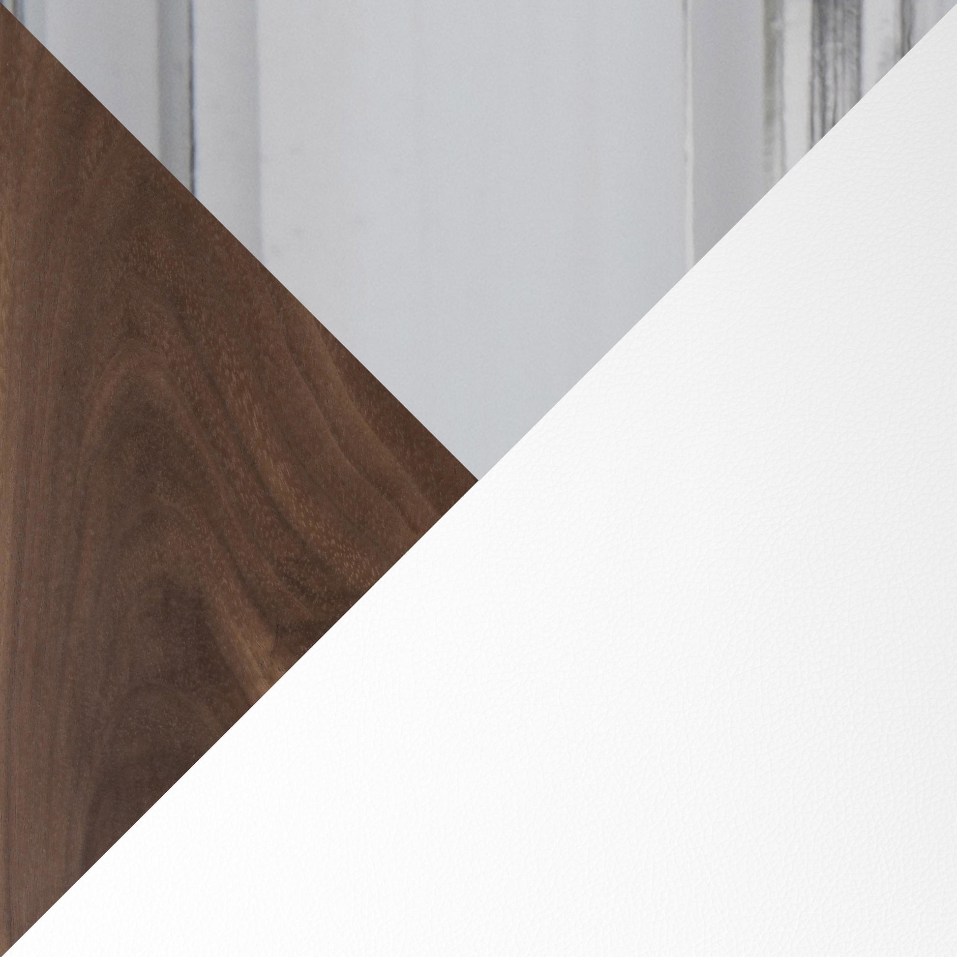 Mason Contemporary Adjustable Barstool with Swivel in Chrome Metal, Walnut Wood and Grey Faux Leather with Rounded Rectangle Footrest By LumiSource - Set of 2 | Bar Stools | Modishstore - 10