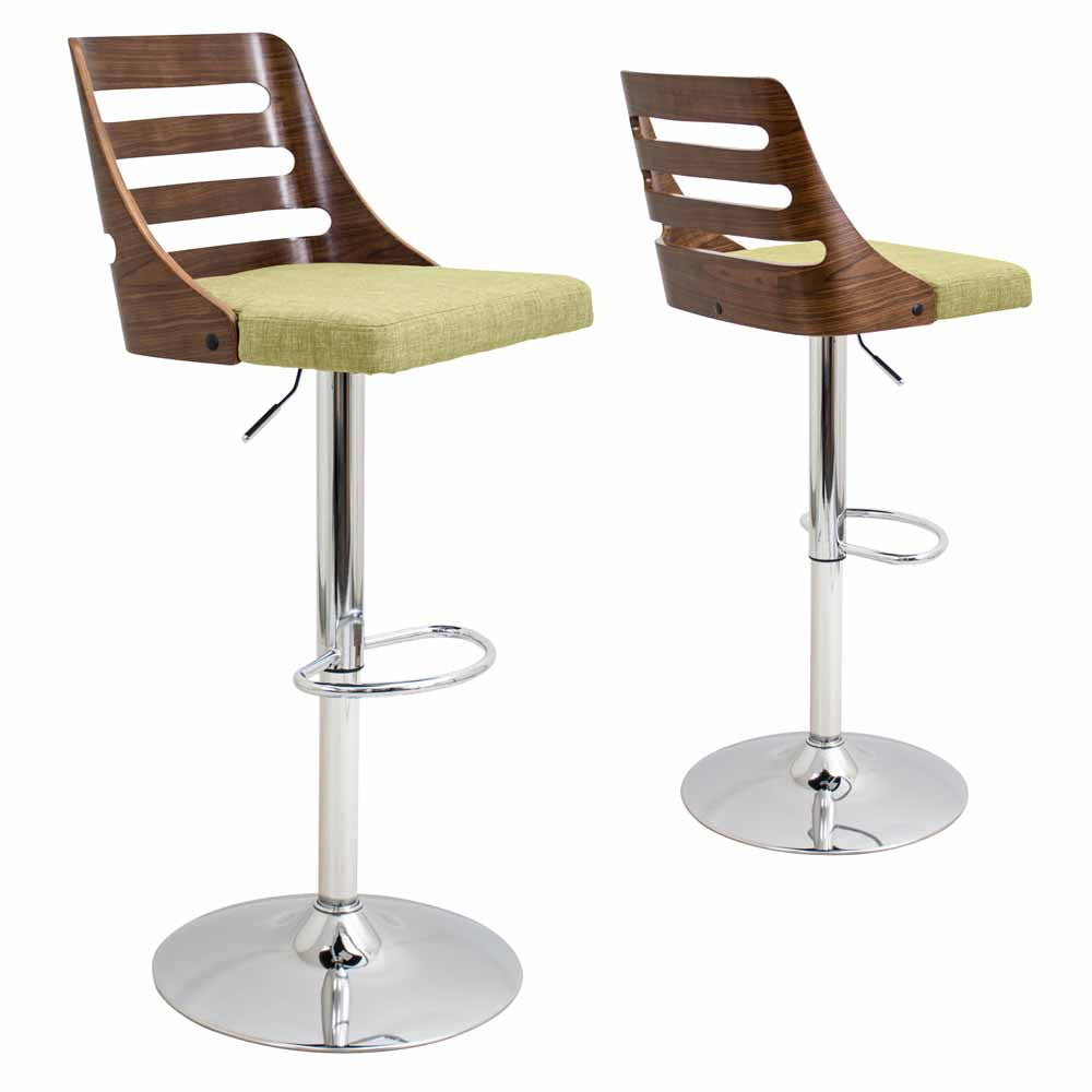 LumiSource Trevi Height Adjustable Barstool with Swivel-6