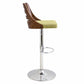 LumiSource Trevi Height Adjustable Barstool with Swivel-5