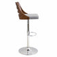 LumiSource Trevi Height Adjustable Barstool with Swivel-10