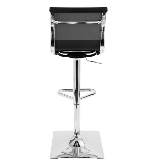 LumiSource Mirage Bar Stool Black Modish Store