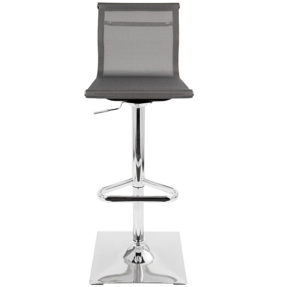 LumiSource Mirage Height Adjustable Barstool with Swivel-6