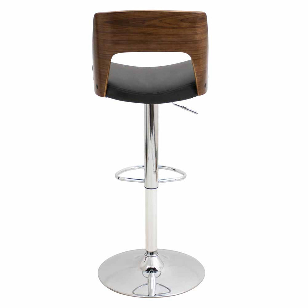 LumiSource Valencia Height Adjustable Barstool with Swivel-2
