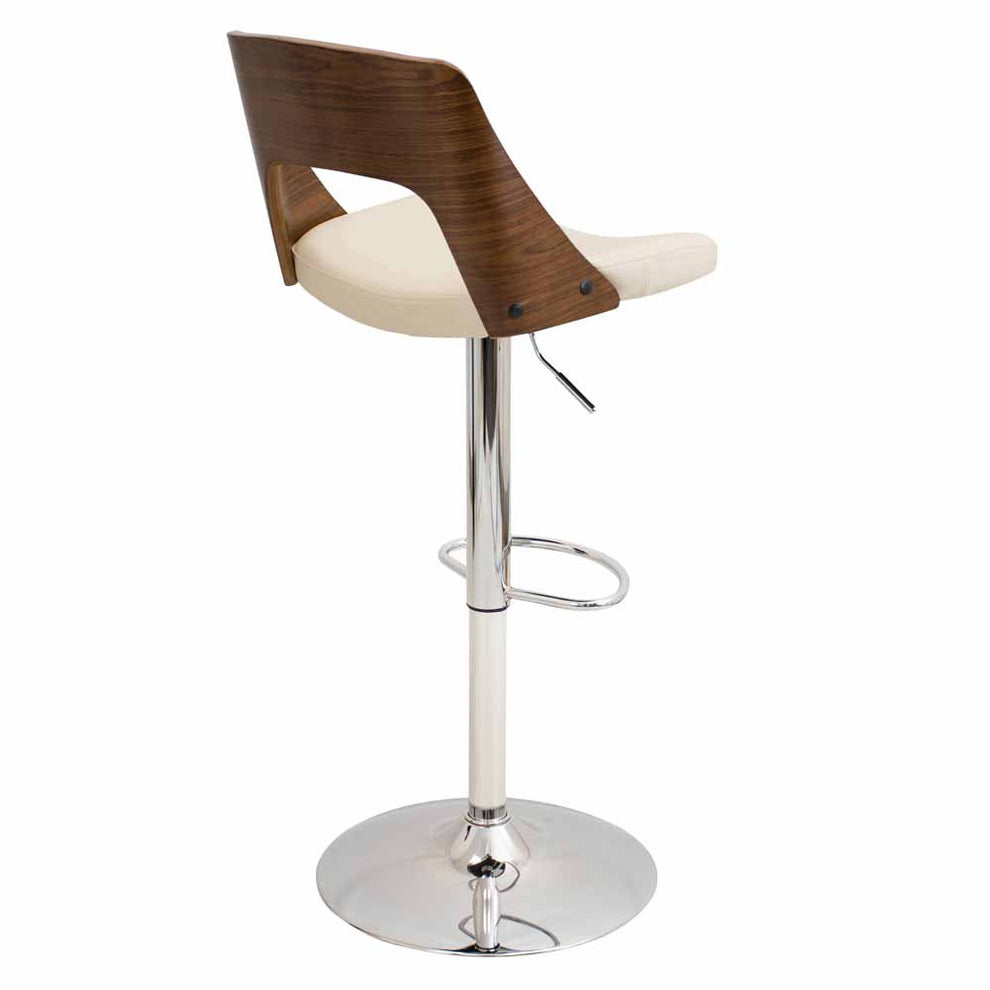 LumiSource Valencia Height Adjustable Barstool with Swivel-8