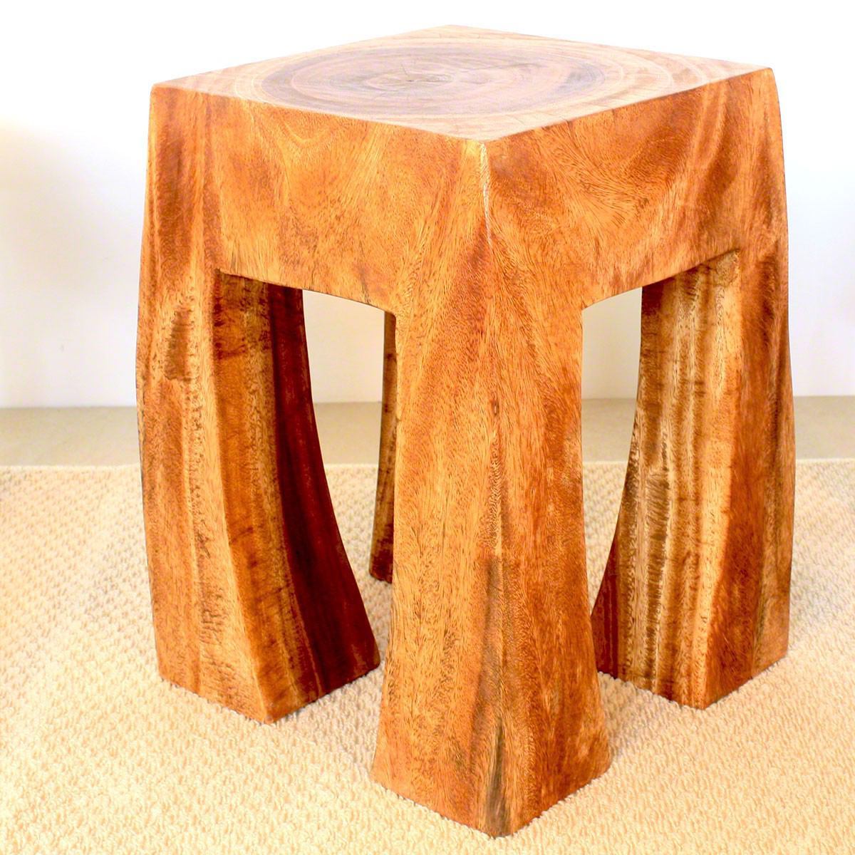 Strata Furniture Blocky Table in Walnut
