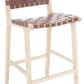 Safavieh Adah Leather Counter Stool - Cognac | Counter Stools | Modishstore - 3