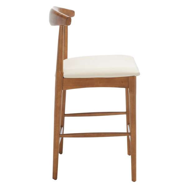 Safavieh Lionel Retro Counter Stool - Walnut | Counter Stools | Modishstore - 3
