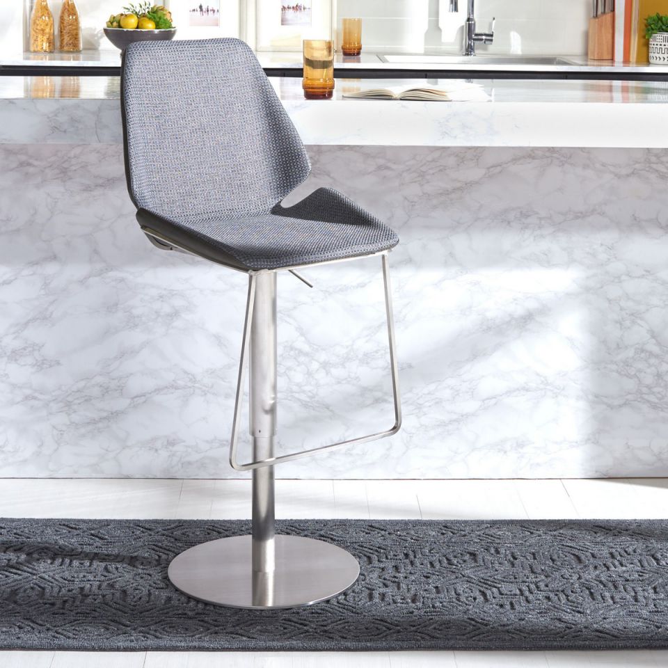 Safavieh Pierro Gas Lift Bar Stool | Bar Stools | Modishstore - 6