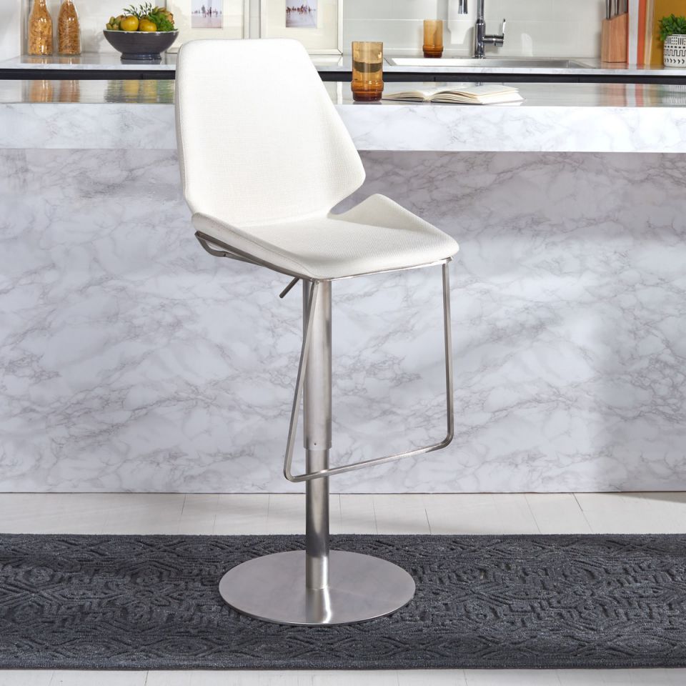Safavieh Pierro Gas Lift Bar Stool | Bar Stools | Modishstore - 10