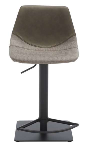 Safavieh Rylen Gas Lift Bar Stool - Gray | Bar Stools | Modishstore - 2