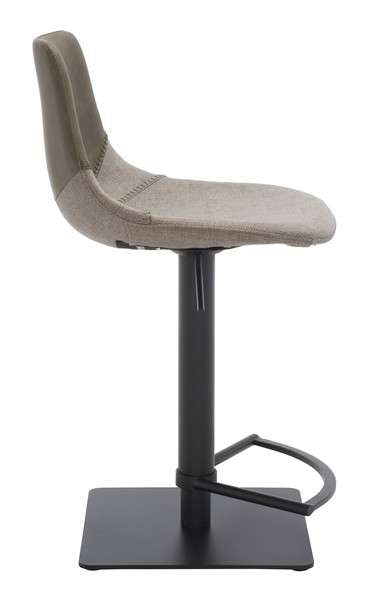 Safavieh Rylen Gas Lift Bar Stool - Gray | Bar Stools | Modishstore - 3