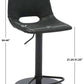 Safavieh Freya Gas Lift Bar Stool - Black | Bar Stools | Modishstore - 4