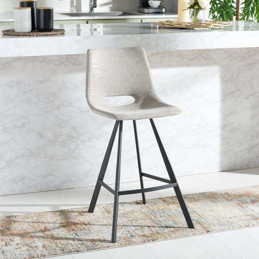 Safavieh Raylee Counter Stool - Gray | Counter Stools | Modishstore