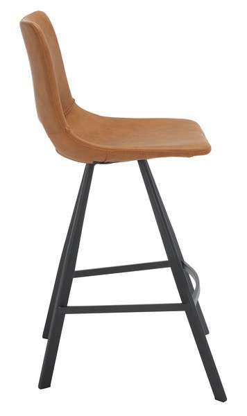 Safavieh Raylee Counter Stool - Cognac | Counter Stools | Modishstore - 3