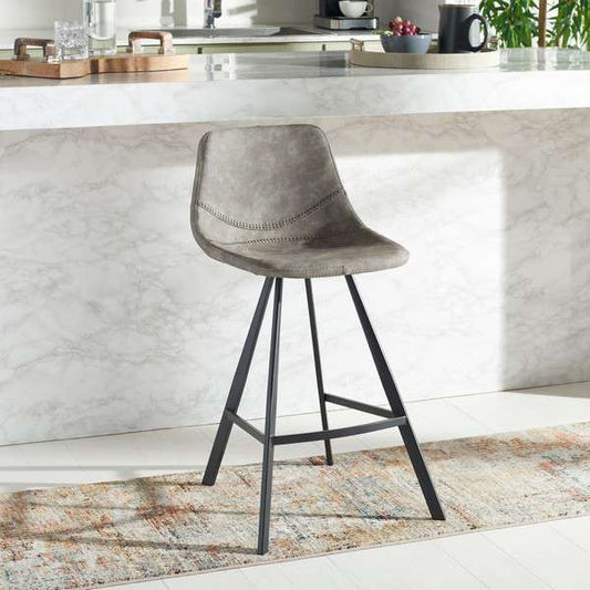 Safavieh Ryanne Counter Stool - Gray | Counter Stools | Modishstore