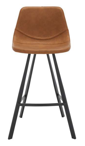 Safavieh Ryanne Counter Stool - Cognac | Counter Stools | Modishstore - 2