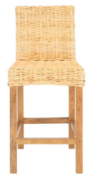 Safavieh Tobie Rattan Counter Stool | Counter Stools | Modishstore - 1