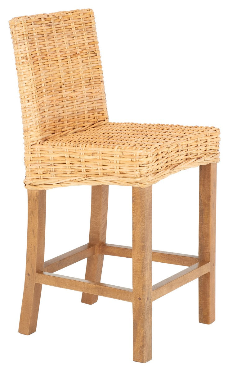 Safavieh Tobie Rattan Counter Stool | Counter Stools | Modishstore - 10