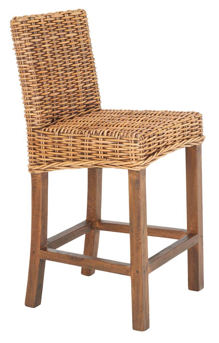 Safavieh Tobie Rattan Counter Stool | Counter Stools | Modishstore - 11