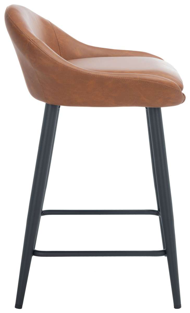 Safavieh Anson Counter Stool - Cigar | Counter Stools | Modishstore - 3