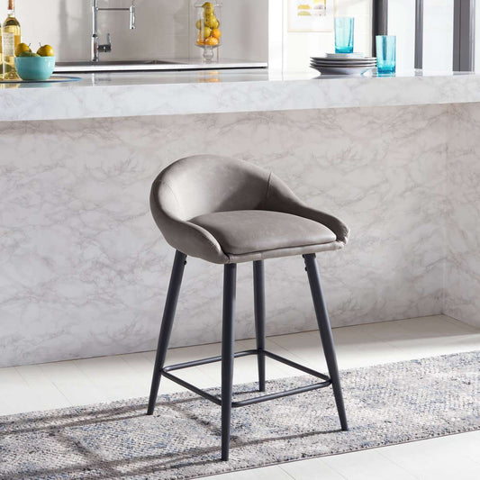 Safavieh Anson Counter Stool - Gray | Counter Stools | Modishstore