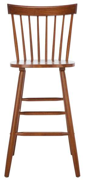 Safavieh Providence Bar Stool Set Of 2 - Walnut | Bar Stools | Modishstore - 2