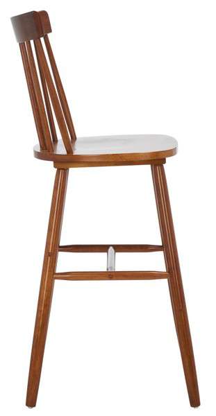Safavieh Providence Bar Stool Set Of 2 - Walnut | Bar Stools | Modishstore - 3