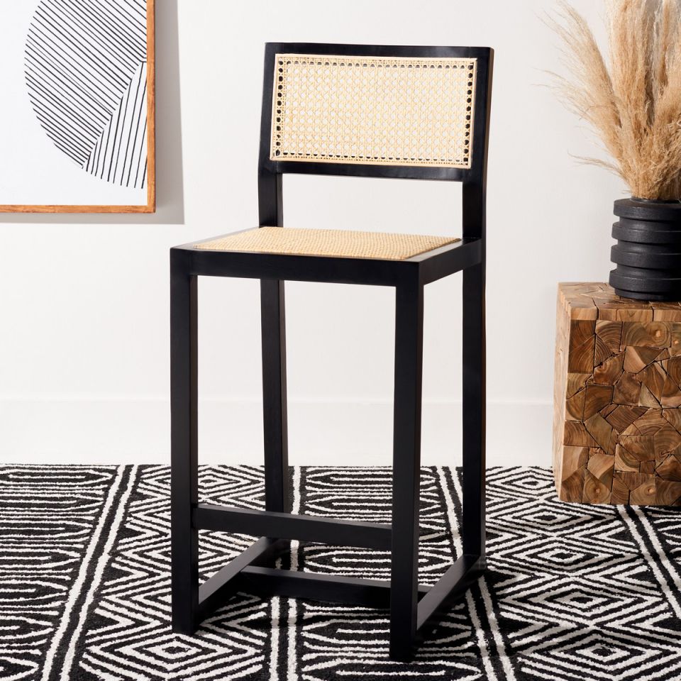 Safavieh Seika Rattan Counter Stool | Counter Stools | Modishstore - 2