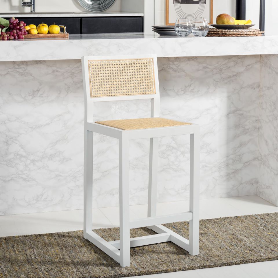 Safavieh Seika Rattan Counter Stool | Counter Stools | Modishstore - 6