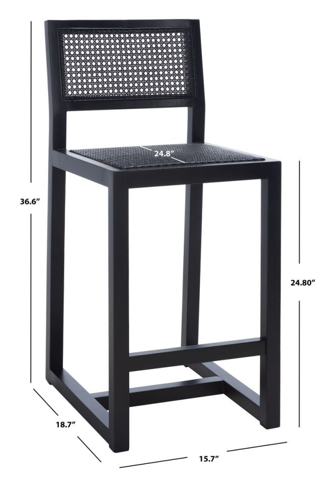 Safavieh Seika Rattan Counter Stool | Counter Stools | Modishstore - 16