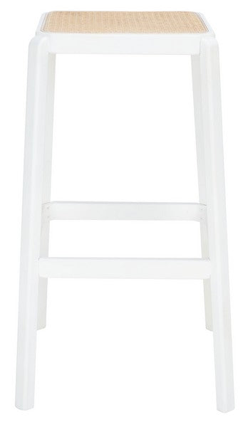 Safavieh Silus Backless Cane Bar Stool | Bar Stools | Modishstore - 5