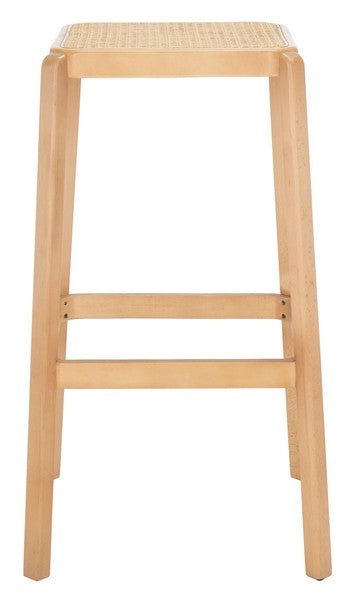 Safavieh Silus Backless Cane Bar Stool | Bar Stools | Modishstore - 9
