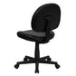 Flash Furniture Mid-Back Black Leather Ergonomic Swivel Task Chair | Office Chairs | Modishstore-3