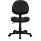 Flash Furniture Mid-Back Black Leather Ergonomic Swivel Task Chair | Office Chairs | Modishstore-2