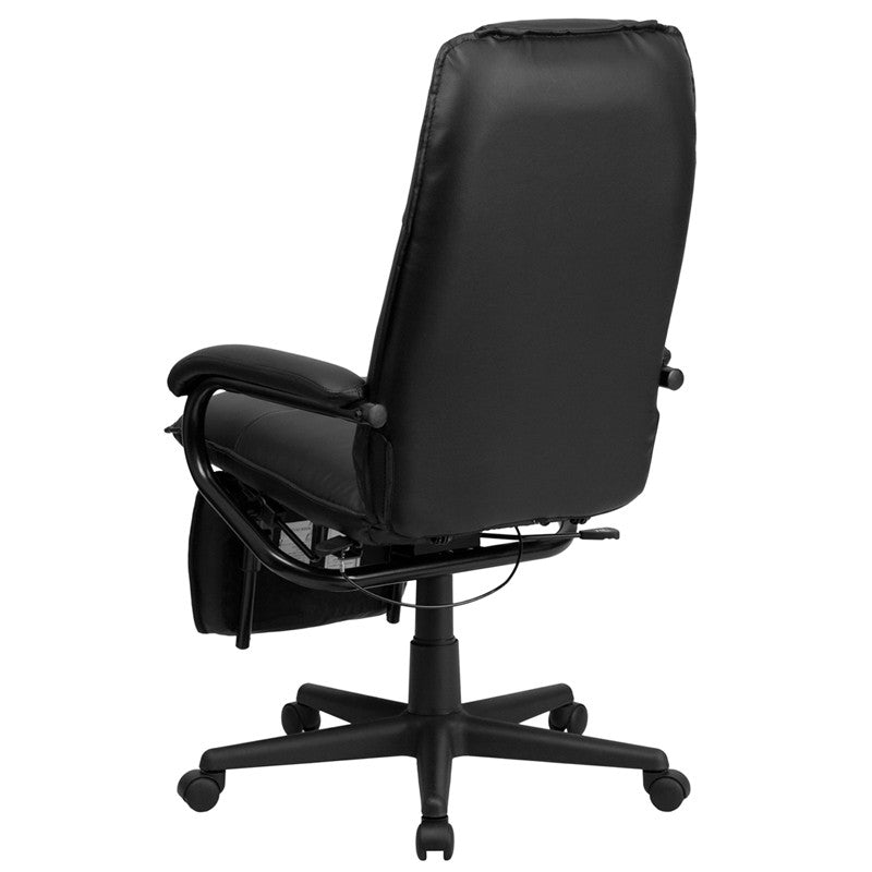 Flash Furniture High Back Black Leather Executive Reclining Swivel Office Chair | Office Chairs | Modishstore - 4