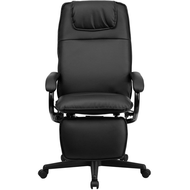 Flash Furniture High Back Black Leather Executive Reclining Swivel Office Chair | Office Chairs | Modishstore - 3
