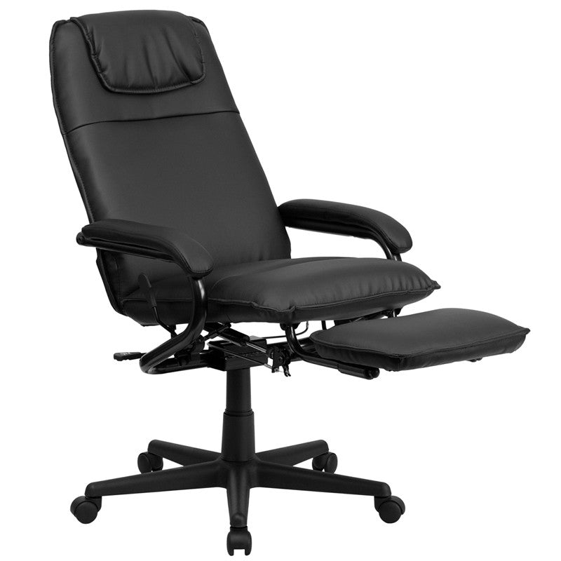 Flash Furniture High Back Black Leather Executive Reclining Swivel Office Chair | Office Chairs | Modishstore - 2