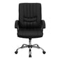 Flash Furniture Mid-Back Black Leather Swivel Manager's Chair | Office Chairs | Modishstore-2